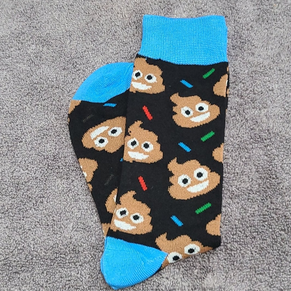 Oh, poo! Black socks